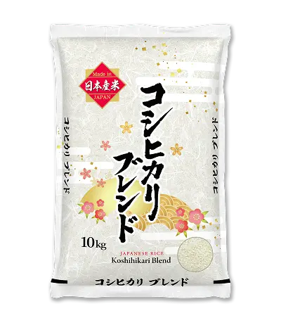 コシヒカリブレンドパッケージの例